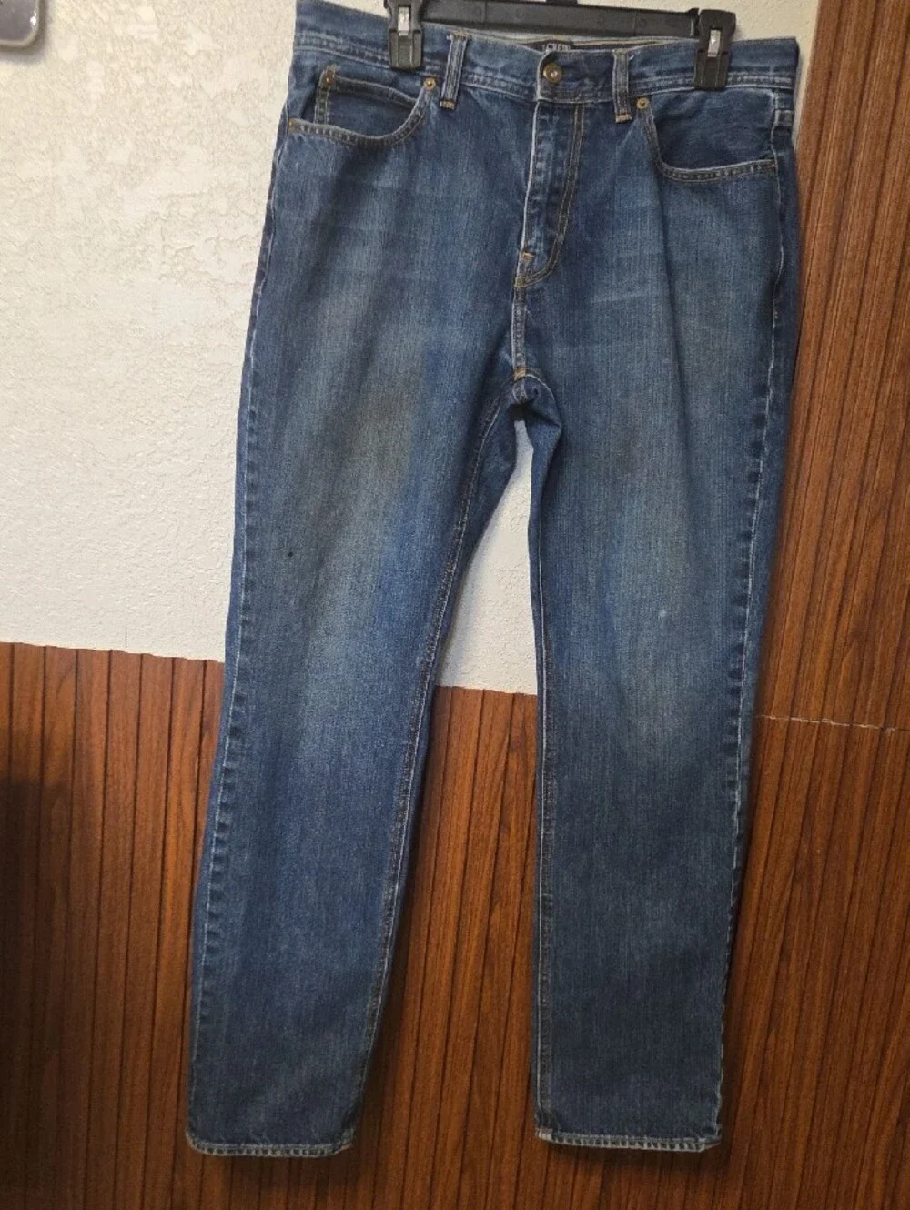 J. Crew Straight-Leg Men's Denim Jeans in Medium Blue 34x30